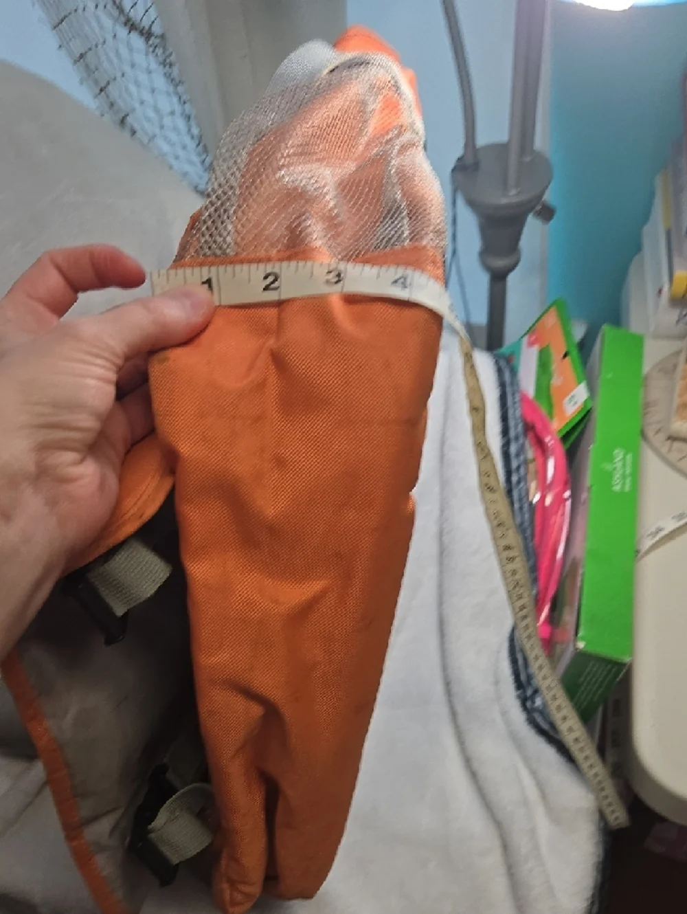 ☀️Levi's Orange Canvas Messenger Bag with Adjustable Strap